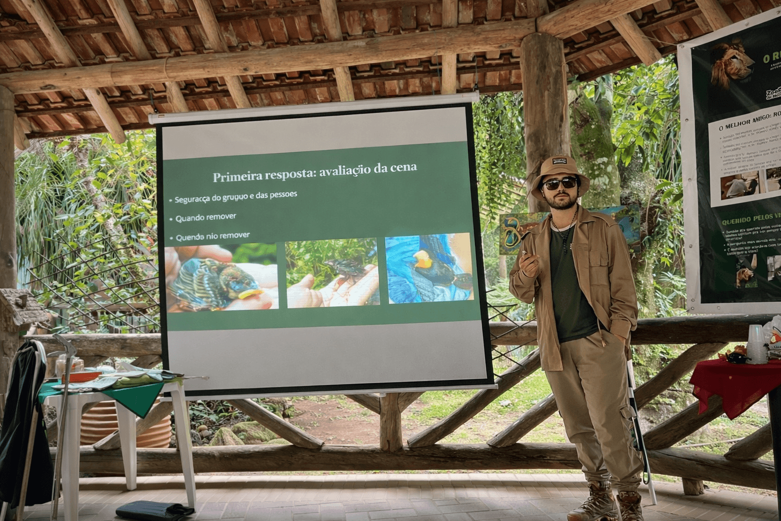 Manejo técnico de fauna sob cuidados humanos